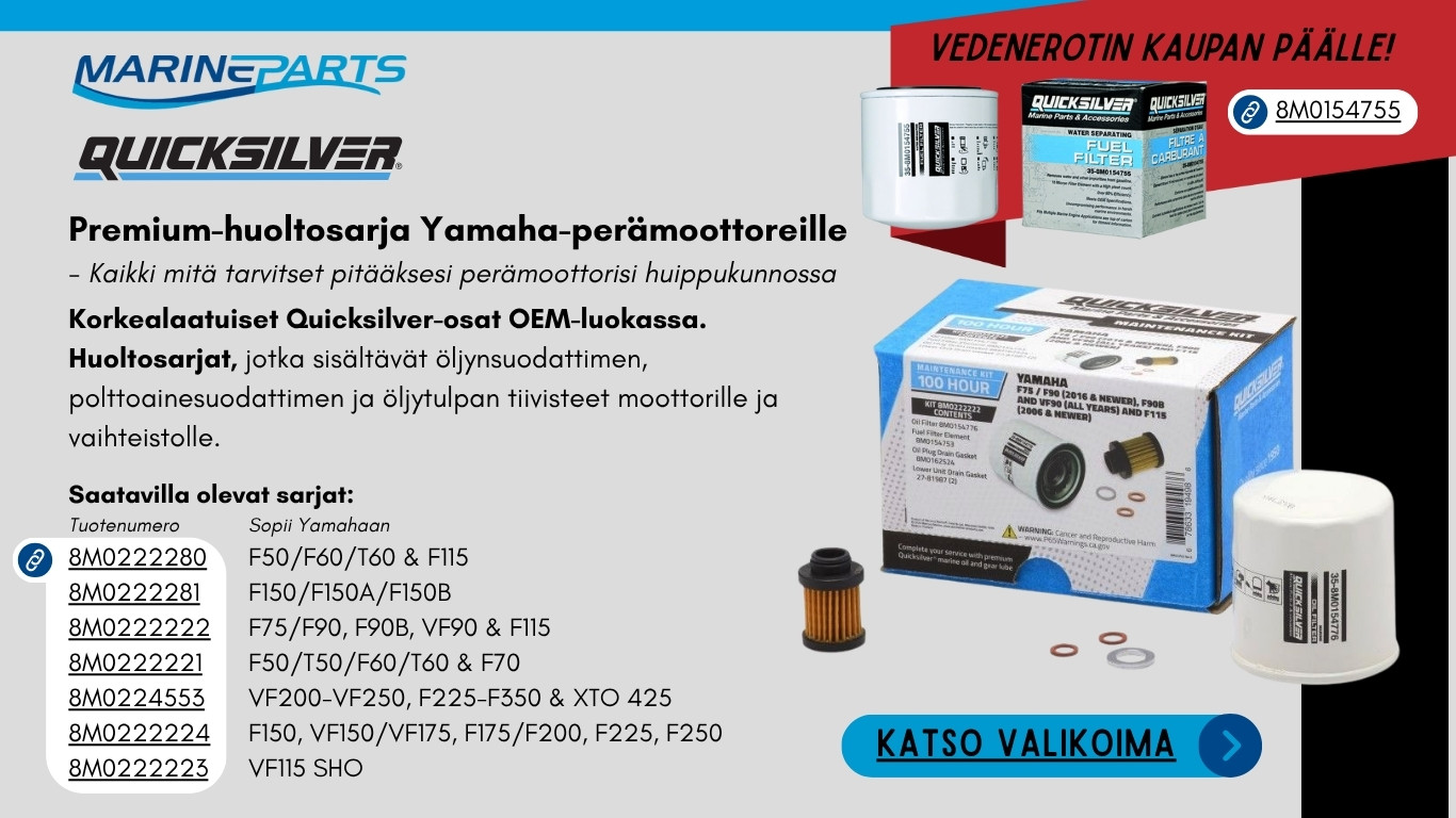 Quicksilver/Yamaha servicekit – kampanj